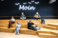 Arbeiten Arbeitsgruppe im Vorderdeck der Zentralbibliothek