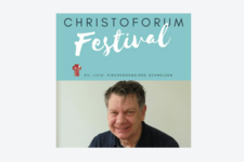 Überschrift "Christoforum Festival" und Bild von Andreas Schlüter