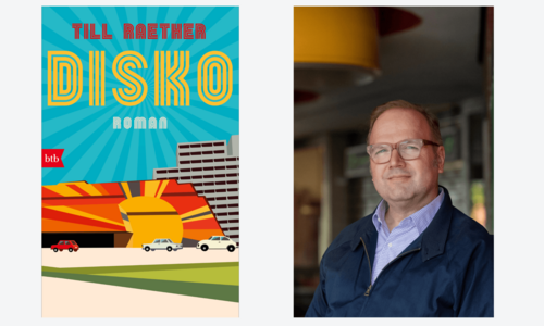 Cover "Disko" und Autorenfoto Till Raether