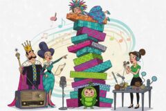 Graphik von der Prinzessin auf der Erbse