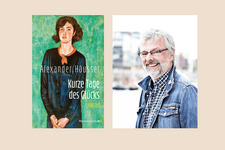 Portrait von Autor Alexander Häusser und Buchcover