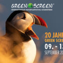 Ankündigung vom GREEN SCREEN Festival e.V. mit Datum