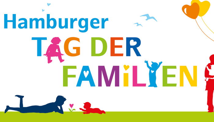 bunter Schriftzug Hamburger Tag der Familien