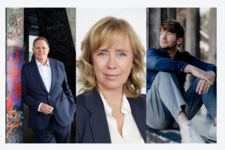 Dr. Carsten Brosda, Britta Hilpert und Dimitrij Kapitelman.