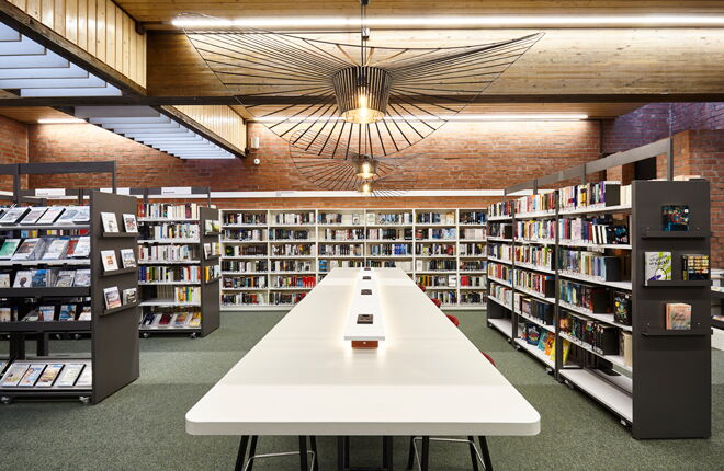 Außenansicht Bücherhalle Bramfeld
