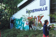Fassadengestaltung Bücherhalle Farmsen 1993