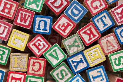 Buchstaben-Spielsteine
