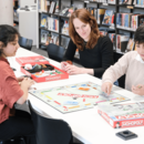 Monopoly spielen in der Bücherhalle