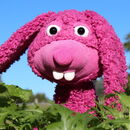Rosa Stoffhase