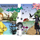 Manga-Zeichnungen von verschiedenen Personen.