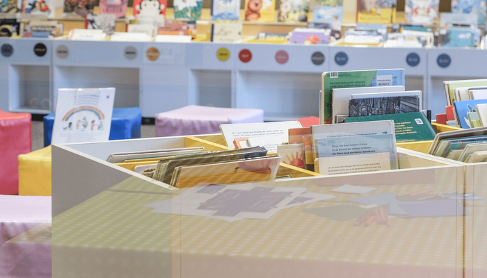 Bilderbücher in der Kinderbibliothek