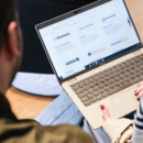 eBuecherhalle auf Laptop
