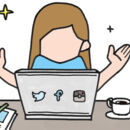 Illustration soziale Medien
