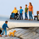 Miniaturfiguren unterschiedlicher Personen