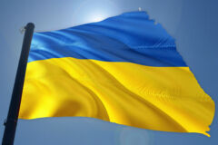 Ukrainische Flagge