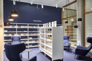 Zeitschriftenecke in der Bücherhalle Bergedorf