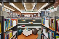 Innenansicht Bücherhalle Bramfeld