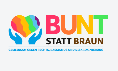 Logo Bunt statt Braun