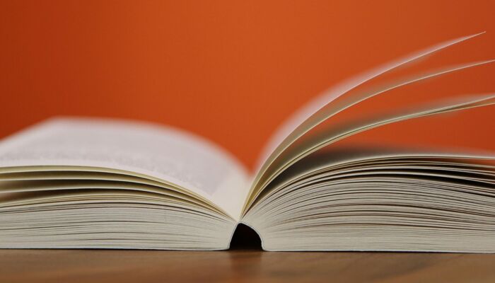 Buch aufgeschlagen