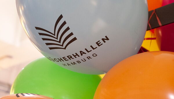 Luftballons Bücherhallen Logo
