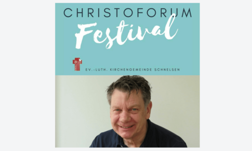 Überschrift "Christoforum Festival" und Bild von Andreas Schlüter