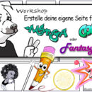 verschiedene Zeichnungen im Manga-Stil