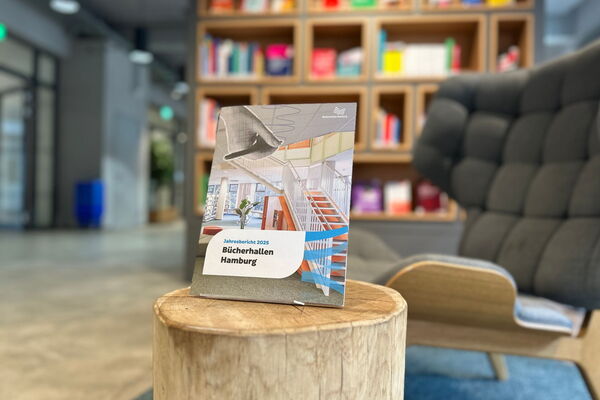 Der Jahresbericht der Bücherhallen Hamburg von 2025.