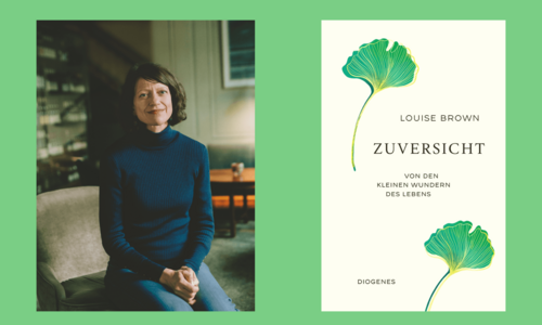 Poträt Louise Brown und Cover
