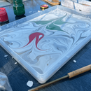 Kunst malen auf Wasser