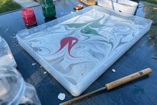Kunst malen auf Wasser