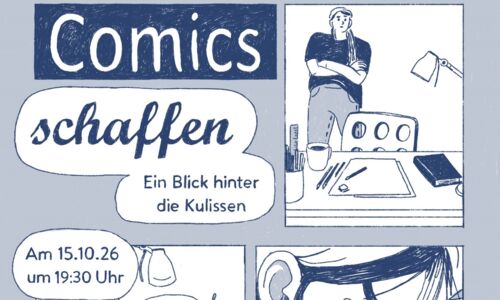 Plakat im Comicstil