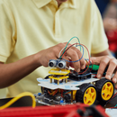 Foto von selbstgebautem Roboter