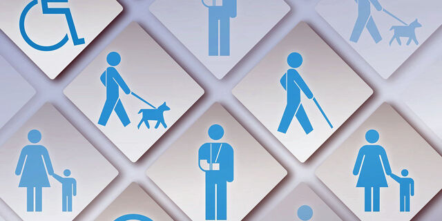 Icons für Barrierefreiheit