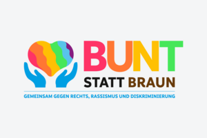 Logo Bunt statt Braun
