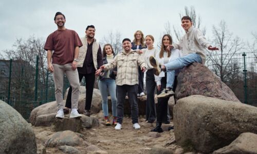 Gruppe von Jugendlichen