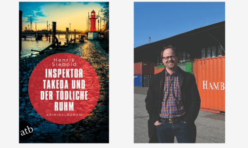 Buchcover und Porträt Henrik Siebold