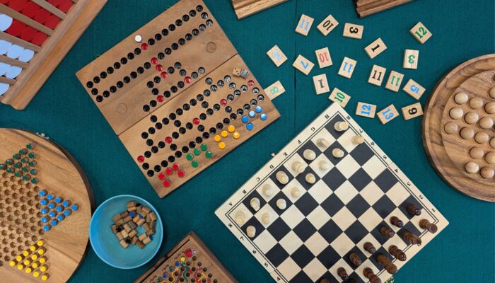 Auswahl an Brettspielen