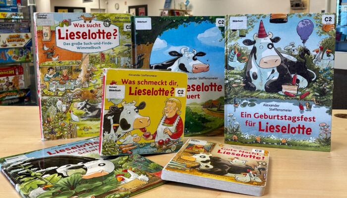 Bilderbücher von der Reihe "Lieselotte" von Alexander Steffensmeier
