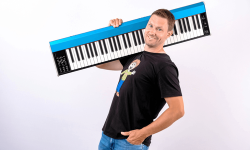 Olli Ehmsen mit Keyboard