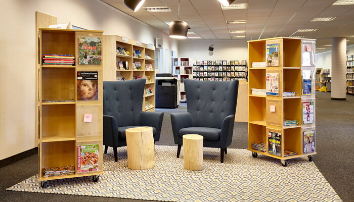 Innenansicht Bücherhalle Billstedt