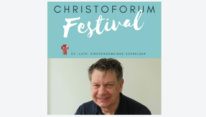 Überschrift "Christoforum Festival" und Bild von Andreas Schlüter