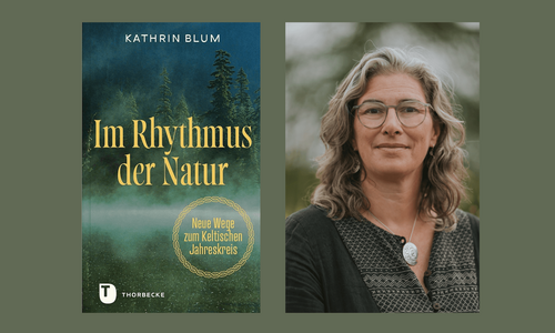 Buchcover und Portrait Kathrin Blum