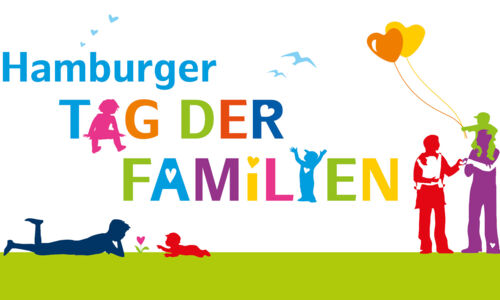 bunter Schriftzug Hamburger Tag der Familien