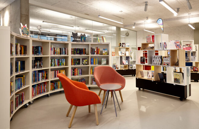 Innenansicht Bücherhalle Eidelstedt