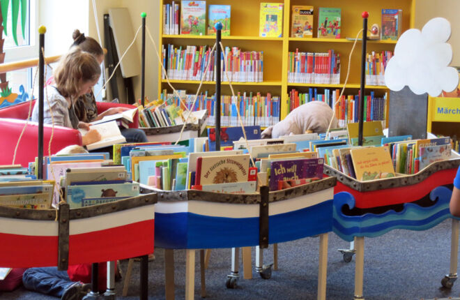 Kibi - der Bereich für Kinder in der Bücherhalle Neuallermöhe