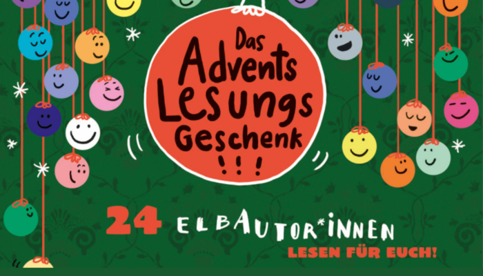 Logo von "Das Advents-Lesungs-Geschenk! 24 Elbautor*innen lesen für euch!"