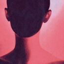 stilisierte Frau ohne Gesicht