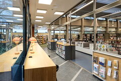 Innnenansicht Bücherhalle Eimsbüttel