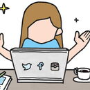 Illustration soziale Medien