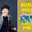 Abbildung von Lena Hällmayer und dem Buchcover Klimaangst und Wandelmut